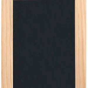 ARDOISE NATURELLE 18 X 26 CM 1 FACE QUAD. 1 FACE UNIE CADRE BOIS