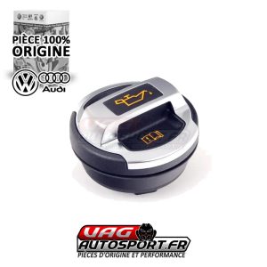 Bouchon d&rsquo;huile chromé d&rsquo;Audi R8 pour moteurs 2.0 TFSI EA113 & 2.0 TSI EA888.2 – Pièce origine AUDI